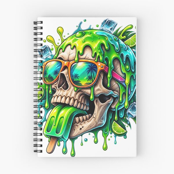 Item preview, Tropical Skull Popsicle Summer designed and sold by VYBORA Studio.