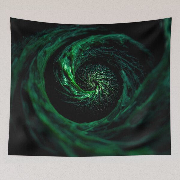 Item preview, Eerie Toxic Green Spiral Vortex designed and sold by Harmonic_Layers.