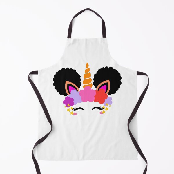 Item preview, Afro Puff Unicorn - Black Girl Magic with Flower Crown designed and sold by EleFile.