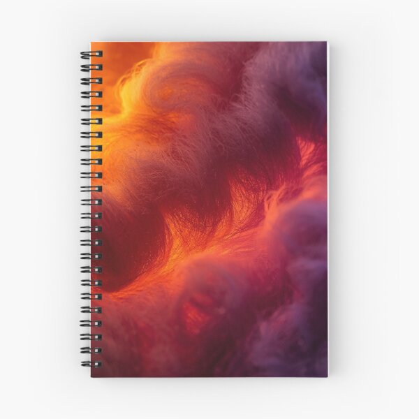 Item preview, Fiery Crimson Sunset Fiber Cloud designed and sold by Harmonic_Layers.