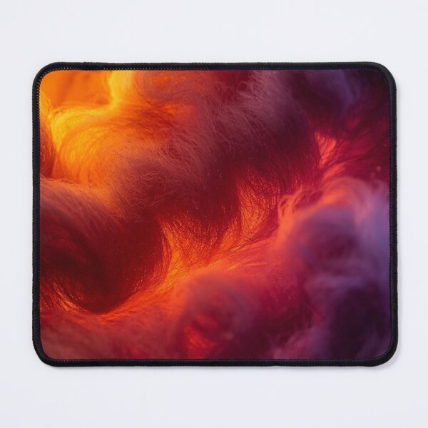 Item preview, Fiery Crimson Sunset Fiber Cloud designed and sold by Harmonic_Layers.