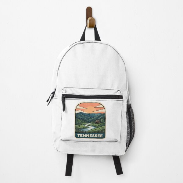 Item preview, Retro Tennessee Smoky Mountains Log Cabin Travel Graphic designed and sold by Paper Drip.