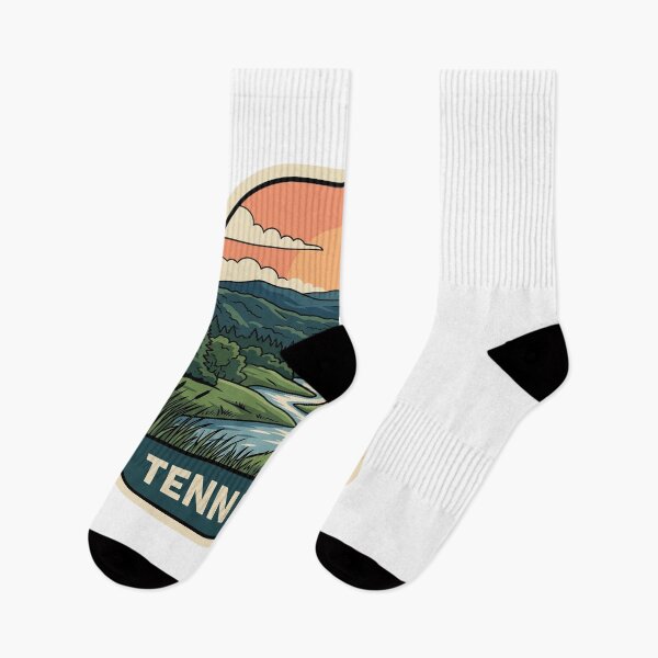 Item preview, Retro Tennessee Smoky Mountains Log Cabin Travel Graphic designed and sold by Paper Drip.