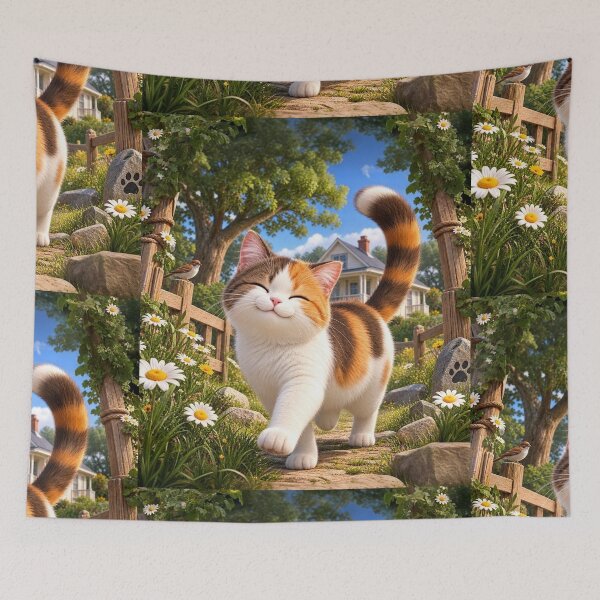 Item preview, Cute Calico Cat designed and sold by IMOBILYARI VibeCore.