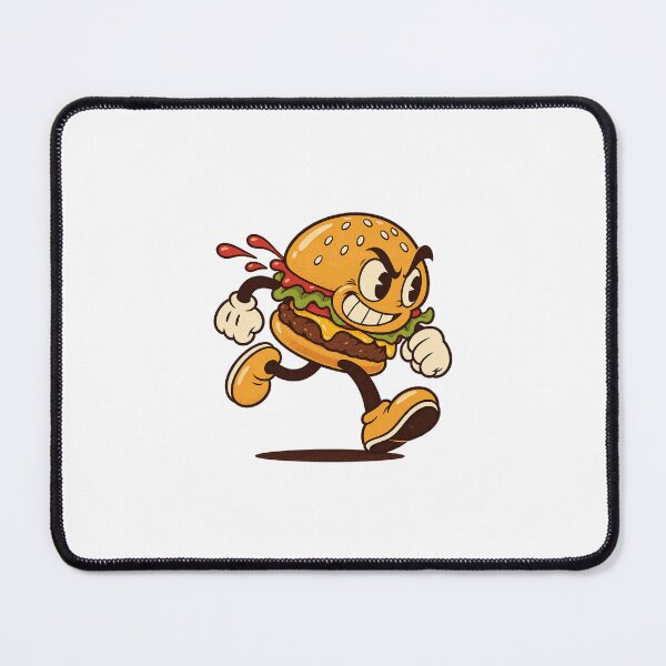 Item preview, Bold Hamburger Sprinting With Determination designed and sold by HoopeStylee.