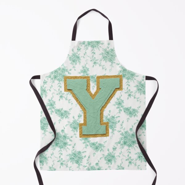Item preview, Green Letter Y Floral Monogram designed and sold by ITCHAWAWAA.