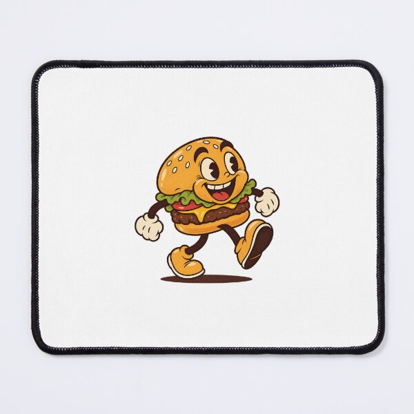 Item preview, Happy Hamburger Walking With A Smile designed and sold by HoopeStylee.
