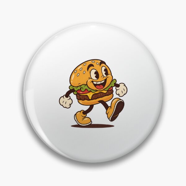Item preview, Happy Hamburger Walking With A Smile designed and sold by HoopeStylee.