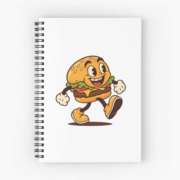 Item preview, Happy Hamburger Walking With A Smile designed and sold by HoopeStylee.