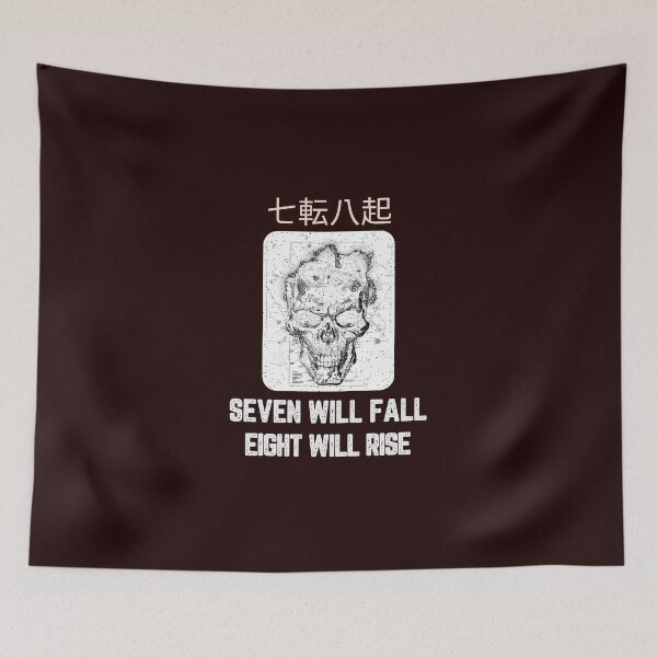 Item preview, Japanese Seven Will Fall Eight Will Rise designed and sold by JJShirtz.