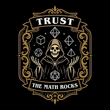 Artwork thumbnail, Trust the Math Rocks Tabletop RPG by pixeptional