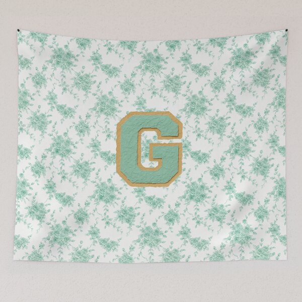 Item preview,  Letter G Floral Monogram designed and sold by ITCHAWAWAA.