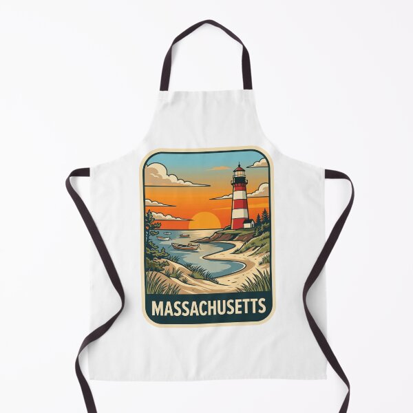 Item preview, Vintage Massachusetts Cape Cod Lighthouse Coastal Art designed and sold by Paper Drip.