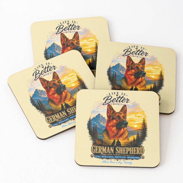 Item preview, Life Is Better With a German Shepherd Family designed and sold by SHHCreations.