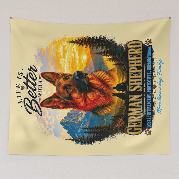 Item preview, Life Is Better With a German Shepherd Family designed and sold by SHHCreations.