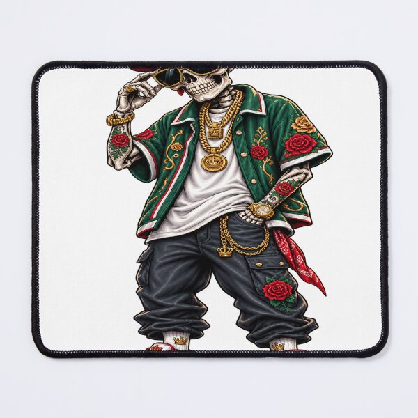 Item preview, Rose Street Skeleton Urban Streetwear designed and sold by VYBORA Studio.