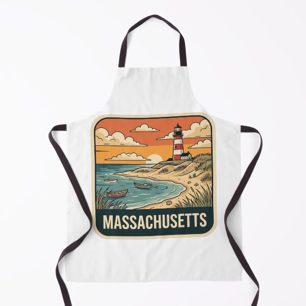 Item preview, Vintage Massachusetts Cape Cod Lighthouse Coastal Art designed and sold by Paper Drip.