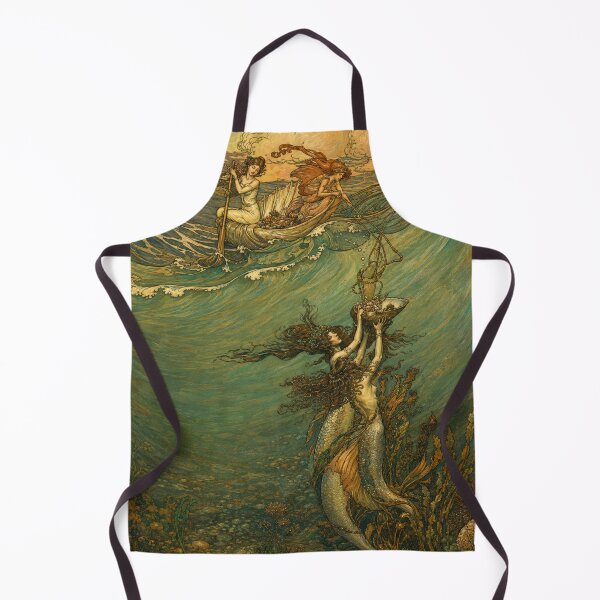 Item preview, Mermaid Fantasy Illustration by Arthur Rackham for Fantsy Lovers designed and sold by RickE.