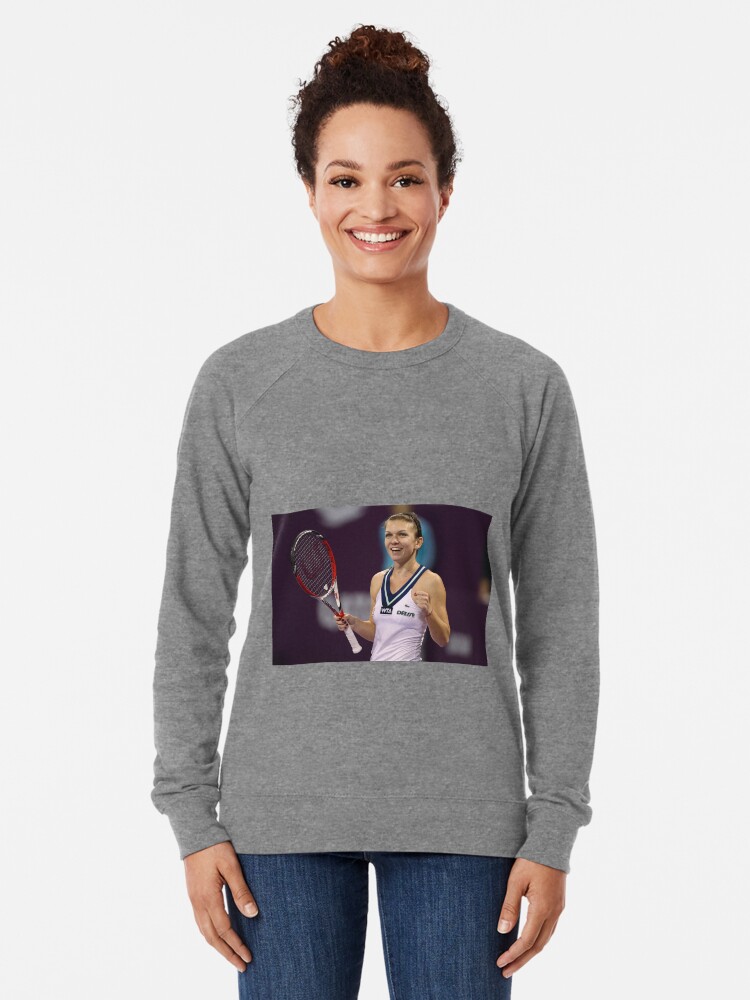 Simona Halep Best Tennis Player Lightweight Sweatshirt By V1rgil