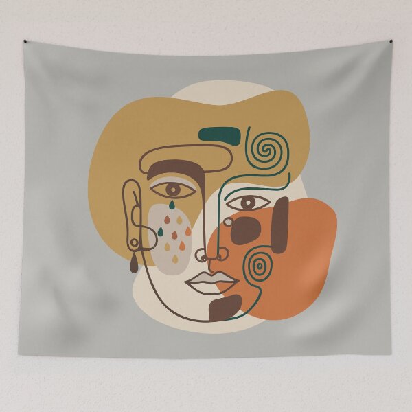 Item preview, Two Tone Earthy Line Art designed and sold by Guleniza.