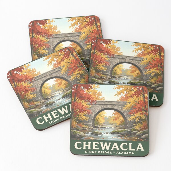 Item preview, Chewacla Stone Bridge Alabama designed and sold by DetourDgn.
