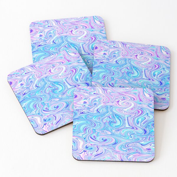 Item preview, Pastel Psychedelic Liquid Swirl Marble Pattern designed and sold by OddBloomPNG.