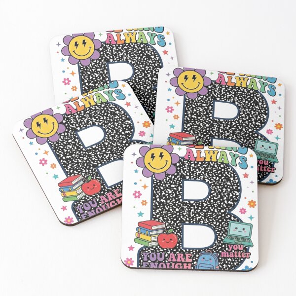 Item preview, Letter B Retro Back To School - Be Kind Always You Are Enough designed and sold by Novsky.