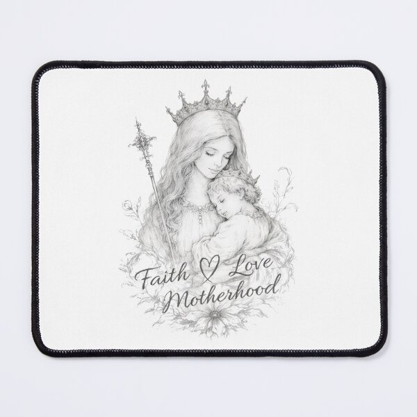Item preview, Virgin Mary & Baby Jesus – Faith & Motherhood designed and sold by Psycho-Crazy.