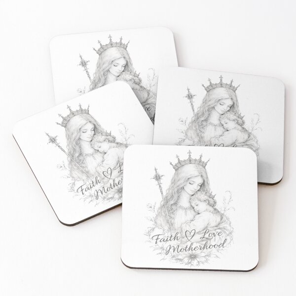 Item preview, Virgin Mary & Baby Jesus – Faith & Motherhood designed and sold by Psycho-Crazy.