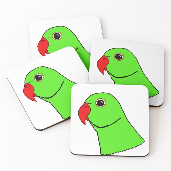 Item preview, green parakeet designed and sold by elbi0sa.