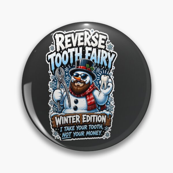 Item preview, Reverse Tooth Fairy Winter Edition Snowman Design designed and sold by FABIOLA1970.