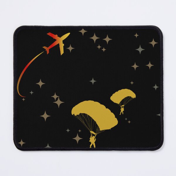 Item preview, Skydiving Adventure Gold Starry Flight designed and sold by stickersbygwgw.