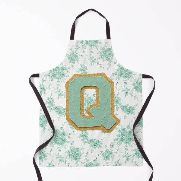 Item preview, Vintage Floral Letter Q Monogram designed and sold by ITCHAWAWAA.