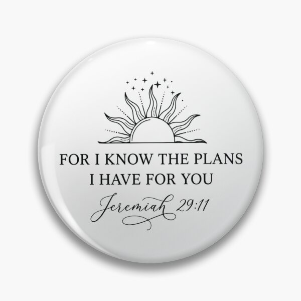 Item preview, For I Know The Plans I Have For You, Jeremiah 29:11 Christian , Bible Verse, Faith Teacher designed and sold by CloudyPress.