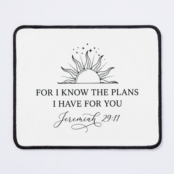 Item preview, For I Know The Plans I Have For You, Jeremiah 29:11 Christian , Bible Verse, Faith Teacher designed and sold by CloudyPress.