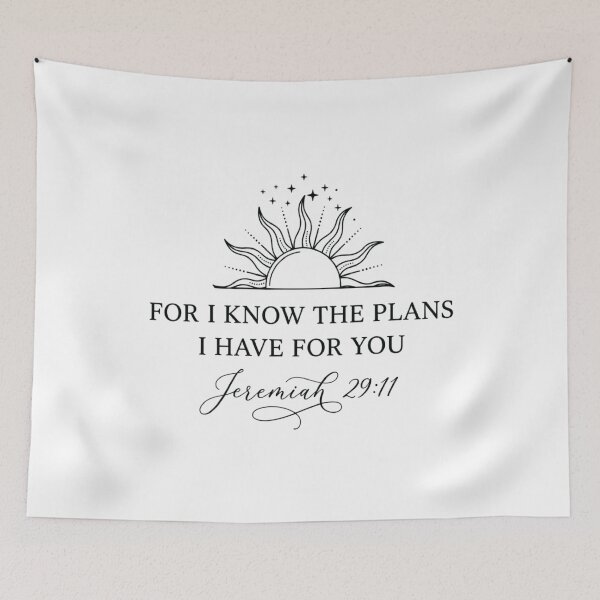 Item preview, For I Know The Plans I Have For You, Jeremiah 29:11 Christian , Bible Verse, Faith Teacher designed and sold by CloudyPress.