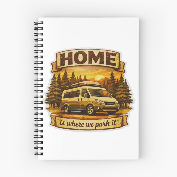 Item preview, Home Is Where We Park It Retro Camper  designed and sold by GabeMountainArt.