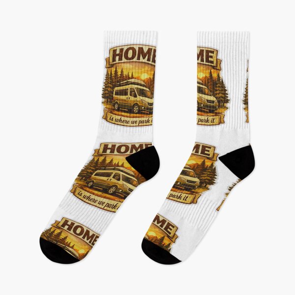 Item preview, Home Is Where We Park It Retro Camper  designed and sold by GabeMountainArt.