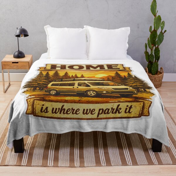 Item preview, Home Is Where We Park It Retro Camper designed and sold by GabeMountainArt.