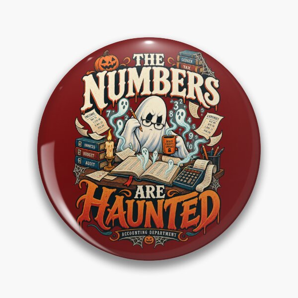 Aperçu de l'œuvre Humour comptable d'Halloween créée et vendue par PunchDrop.