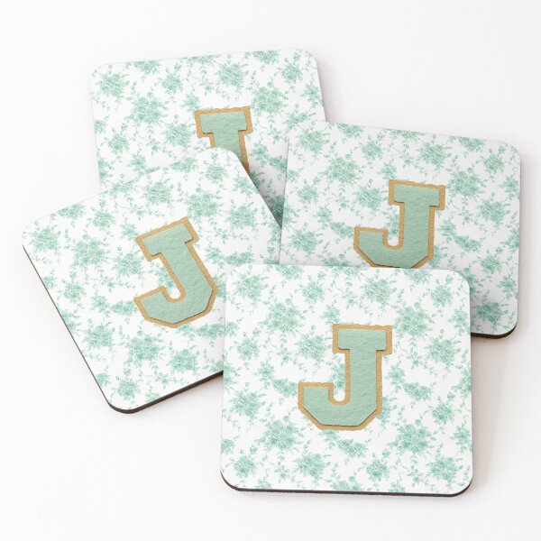 Item preview,  Vintage Floral Letter J Monogram designed and sold by ITCHAWAWAA.