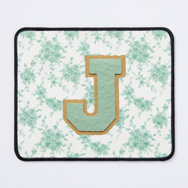 Item preview, Vintage Floral Letter J Monogram designed and sold by ITCHAWAWAA.