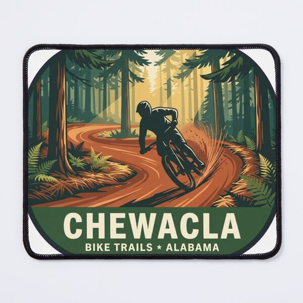 Item preview, Chewacla Bike Trail Alabama designed and sold by DetourDgn.
