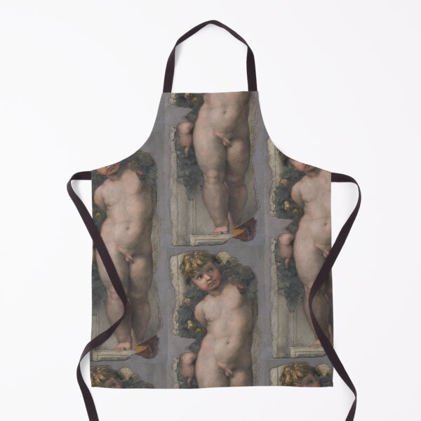 Aperçu de l'œuvre Putto à Fresque Renaissance Parmi Les Feuillages créée et vendue par artofuniverse.