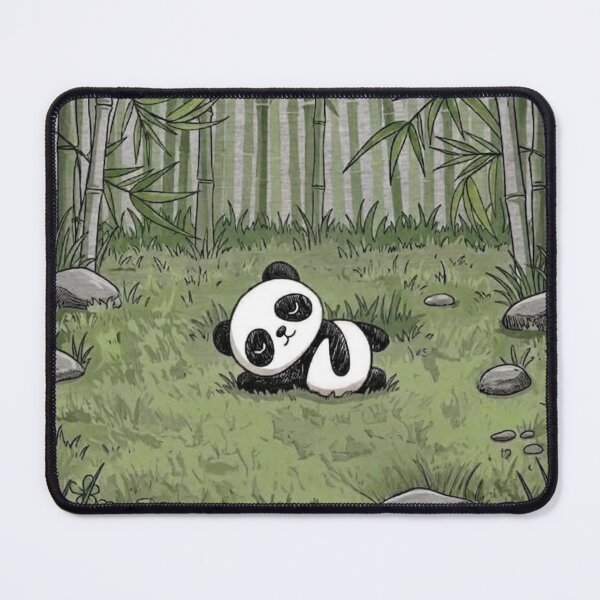 Item preview, Cute Sleeping Panda In Bamboo Forest designed and sold by WithoutBorders4.