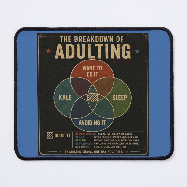 Item preview, The Breakdown of Adulting designed and sold by TheHodgePodge.