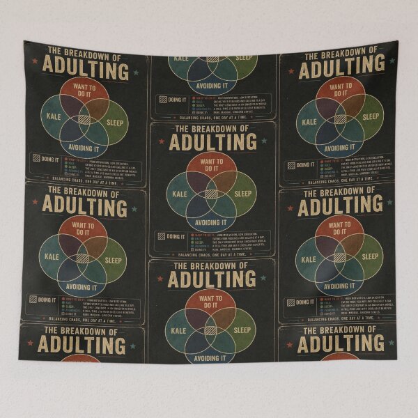 Item preview, The Breakdown of Adulting designed and sold by TheHodgePodge.