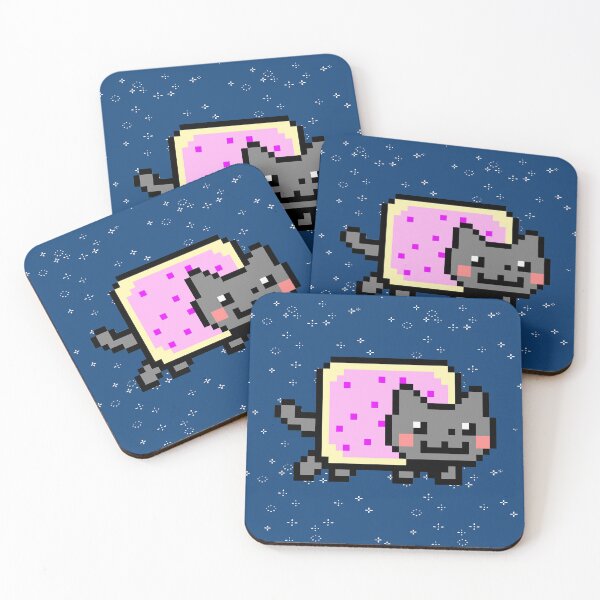 Item preview, Original Nyan Cat Pixel Art Y2K Retro Internet Aesthetic V2 designed and sold by TrxshWear.