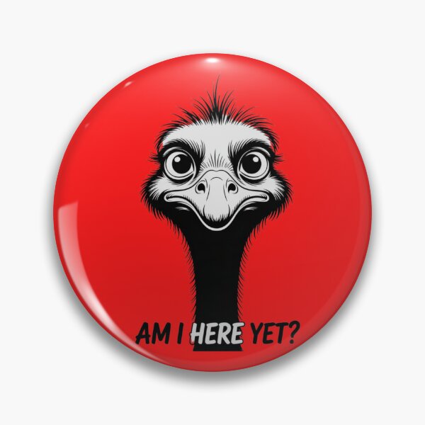 Item preview, Ostrich - Am I here yet? designed and sold by 123ks.