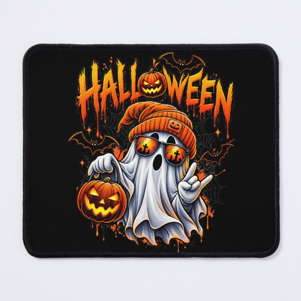 Item preview, Halloween Ghost Pumpkin Vibes designed and sold by BeautifyDesign.
